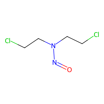 Chemical structure of N-Nitroso Bis(2-chloroethyl)amine