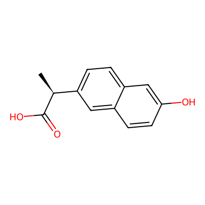 Chemical structure of Naproxen EP Impurity A