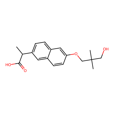 Chemical structure of Naproxen Impurity 9