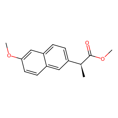Chemical structure of Naproxen EP Impurity E
