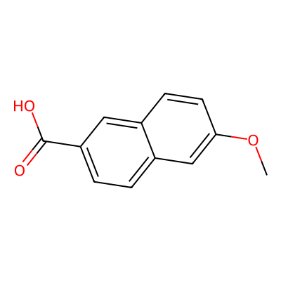Chemical structure of Naproxen Impurity O