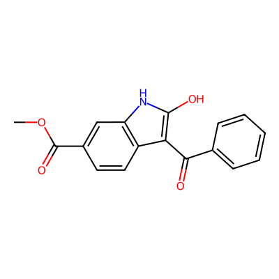 Chemical structure of Nintedanib Impurity 8