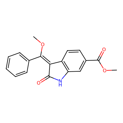 Chemical structure of Nintedanib Impurity 3
