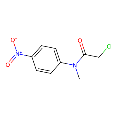 Chemical structure of 2-Chloro-N-methyl-N-(4-nitrophenyl)acetamide