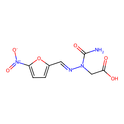 Chemical structure of Furfuryl hydantoic acid