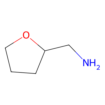 Chemical structure of Tetrahydrofurfurylamine