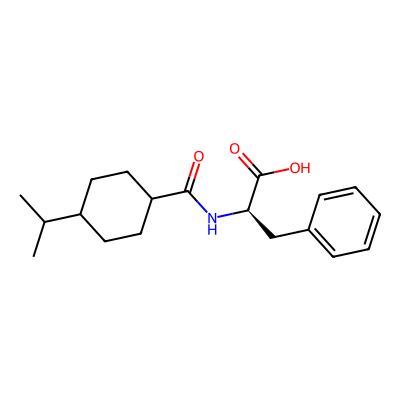 Chemical structure of Nateglinide Related Compound C