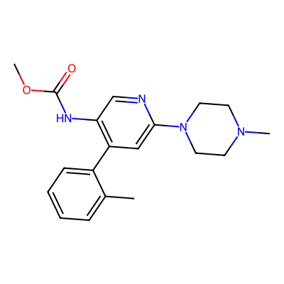 Chemical structure of Netupitant Carbamate Impurity
