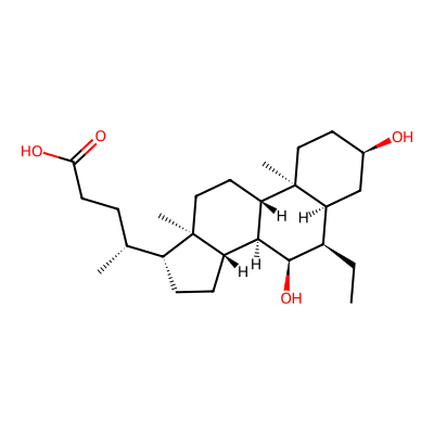 Chemical structure of Obeticholic Acid