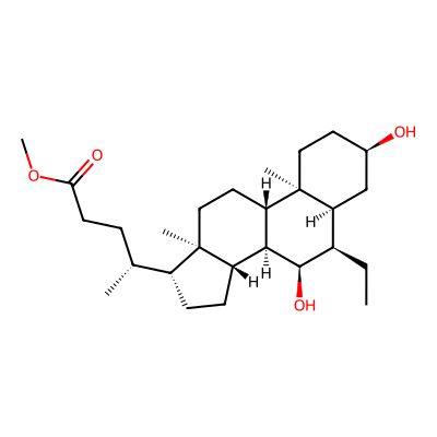 Chemical structure of Obeticholic Acid Methyl Ester