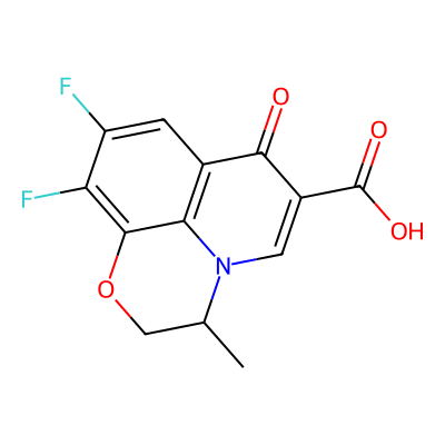 Chemical structure of Ofloxacin EP Impurity A