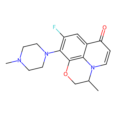 Chemical structure of Ofloxacin EP Impurity B