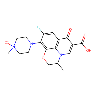 Chemical structure of Ofloxacin EP Impurity F