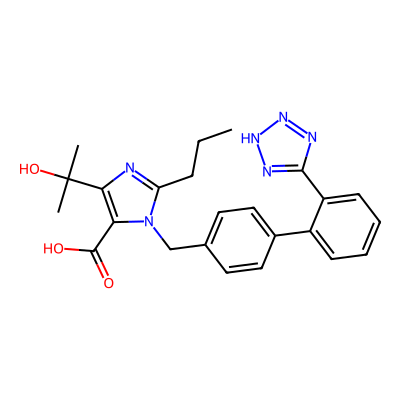 Chemical structure of Olmesartan EP Impurity A