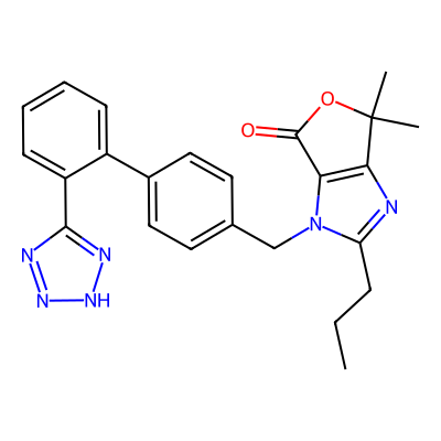 Chemical structure of Olmesartan EP Impurity B