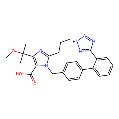 Chemical structure of Olmesartan Methyl Ether