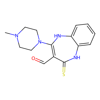 Chemical structure of Olanzapine Open Ring Impurity