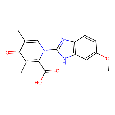 Chemical structure of Esomeprazole Impurity 23