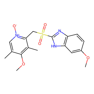 Chemical structure of Omeprazole EP Impurity I
