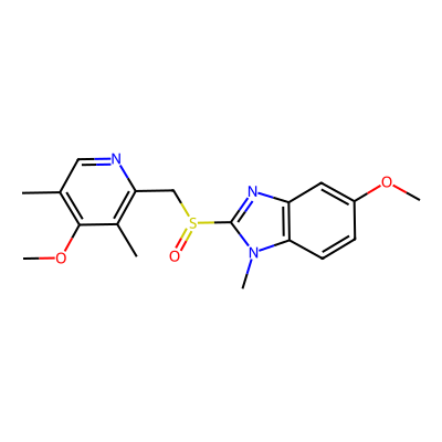 Chemical structure of Omeprazole N-Methyl derivative