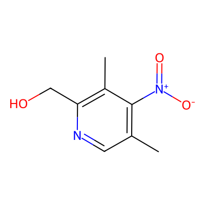 Chemical structure of (3,5-Dimethyl-4-nitropyridin-2-yl)methanol