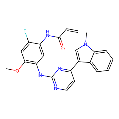 Chemical structure of Osimertinib 2-Amide Impurity