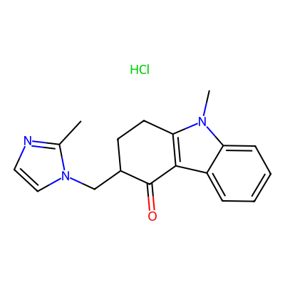 Chemical structure of Ondansetron Hydrochloride