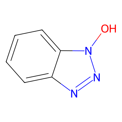Chemical structure of 1-Hydroxybenzotriazole