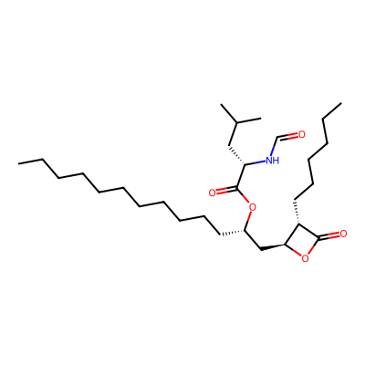 Chemical structure of Orlistat - API
