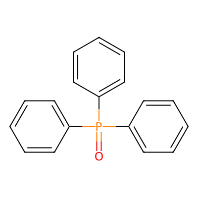 Chemical structure of Triphenylphosphine oxide