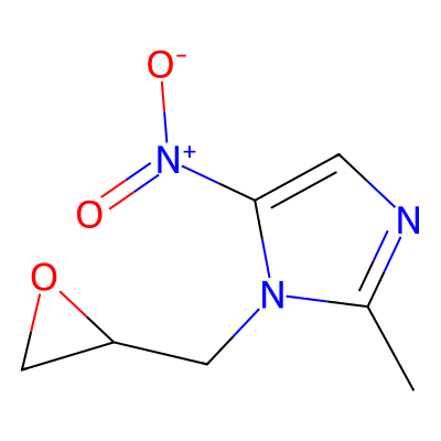 Chemical structure of Ornidazole Epoxide