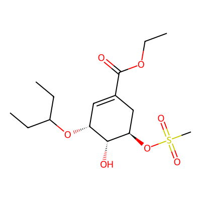 Chemical structure of Oseltamivir Impurity 34