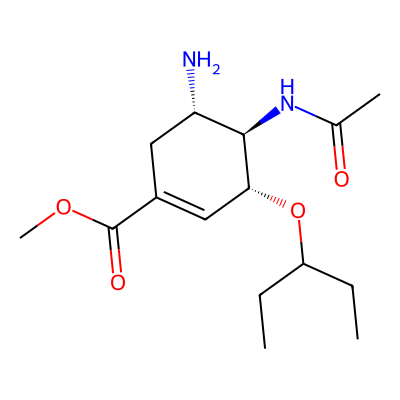 Chemical structure of Oseltamivir EP Impurity E