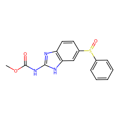 Chemical structure of Oxfendazole