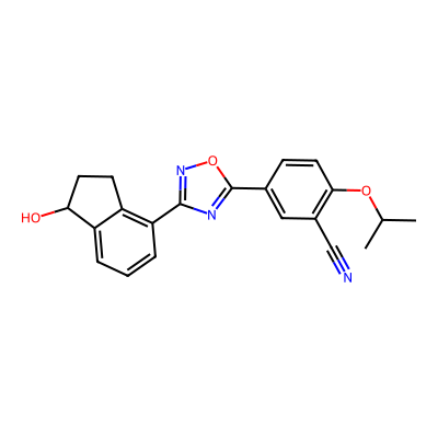 Chemical structure of Ozanimod Alcohol Impurity