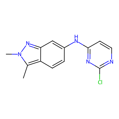 Chemical structure of Pazopanib Pyrimidine Impurity