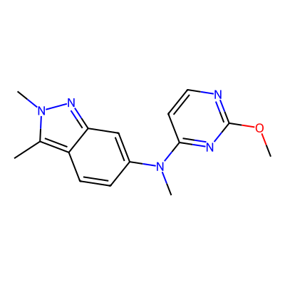 Chemical structure of Methoxy N-Methyl Pazopanib