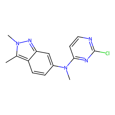 Chemical structure of Pazopanib Chloro Impurity