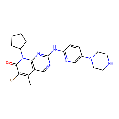 Chemical structure of Palbociclib Impurity F