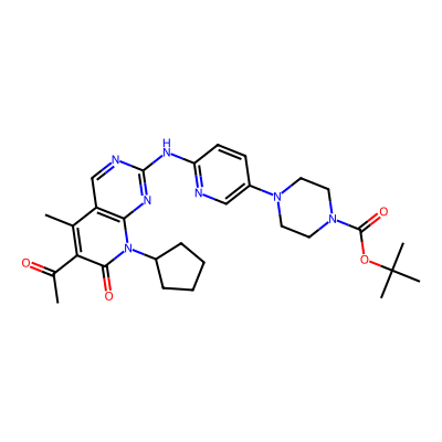Chemical structure of Palbociclib Impurity 4