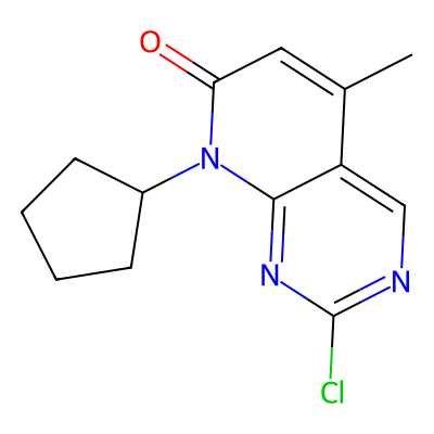 Chemical structure of Palbociclib Impurity 1