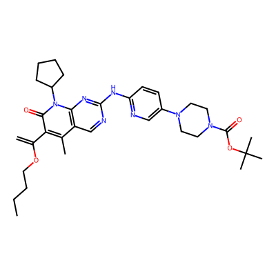 Chemical structure of Palbociclib Impurity 4