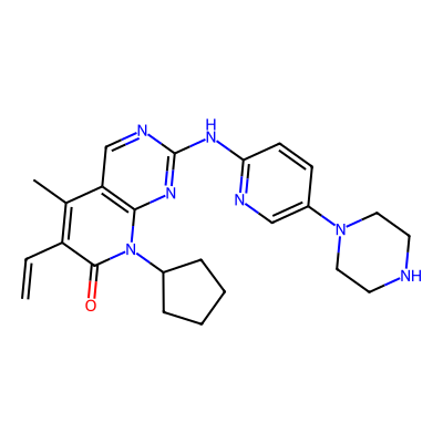 Chemical structure of Palbociclib Impurity G