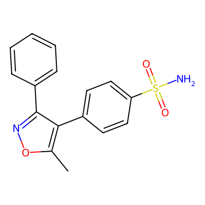 Chemical structure of Parecoxib sodium stage-I Impurity