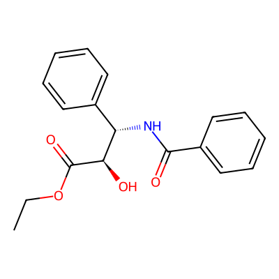 Chemical structure of Paclitaxel Ethyl Ester Side Chain Impurity