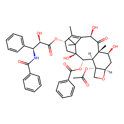 Chemical structure of 10-Desacetyl Paclitaxel