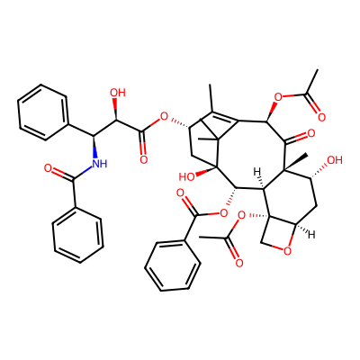 Chemical structure of 7-Epi Paclitaxel
