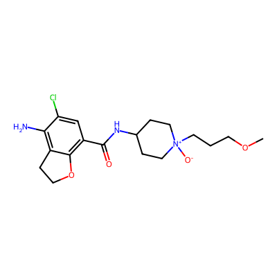 Chemical structure of Prucalopride N-Oxide