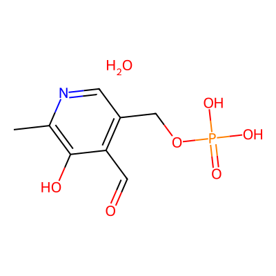 Chemical structure of Pyridoxal 5-Phosphate