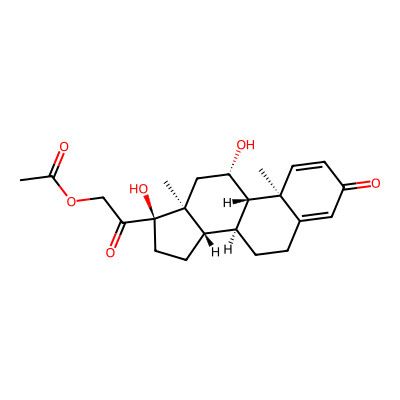 Chemical structure of Prednisolone Acetate